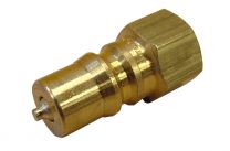 Male Plug, Brass 1/8 FPT