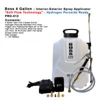 PRO-512HP  4 Gallon - Hydrogen Peroxide Spray Applicator with “Controlled Flow Technology”